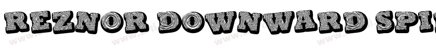 Reznor Downward Spir字体转换